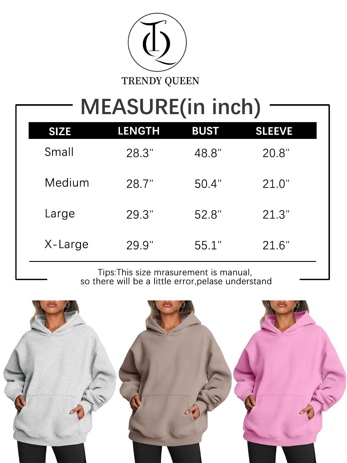 Queen Womens Oversized Hoodies