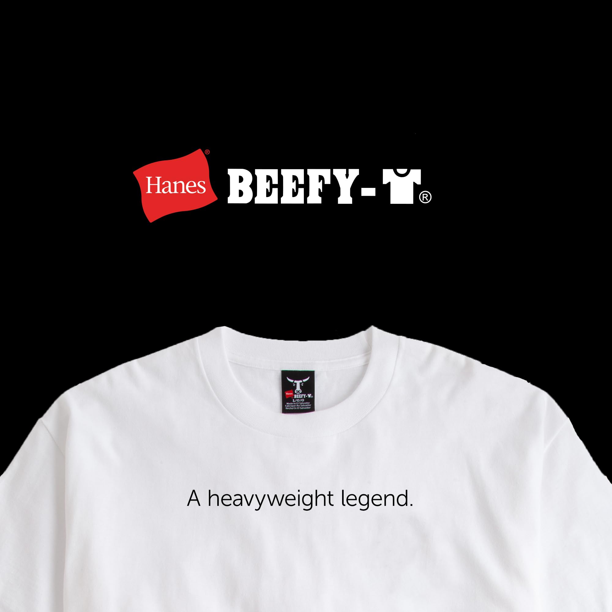 T-Shirt, Beefy Crewneck Cotton T-Shirt