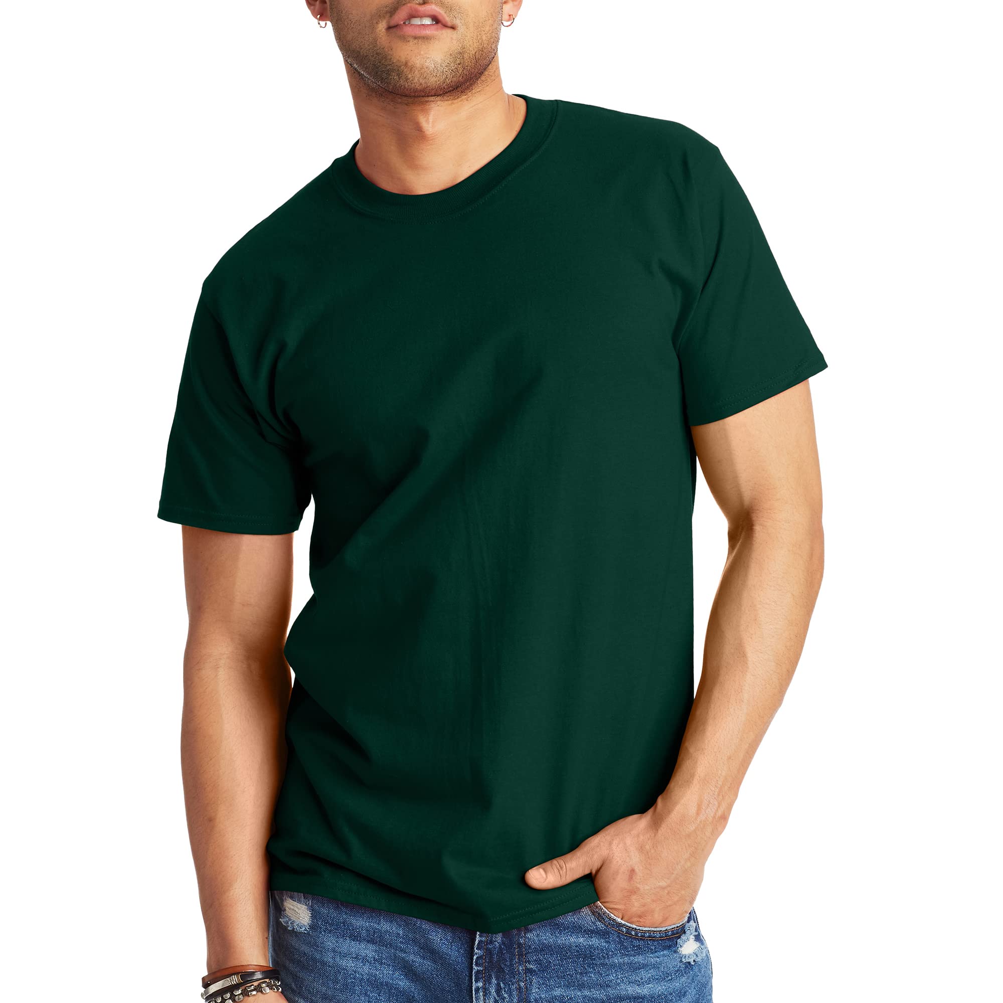 T-Shirt, Beefy Crewneck Cotton T-Shirt